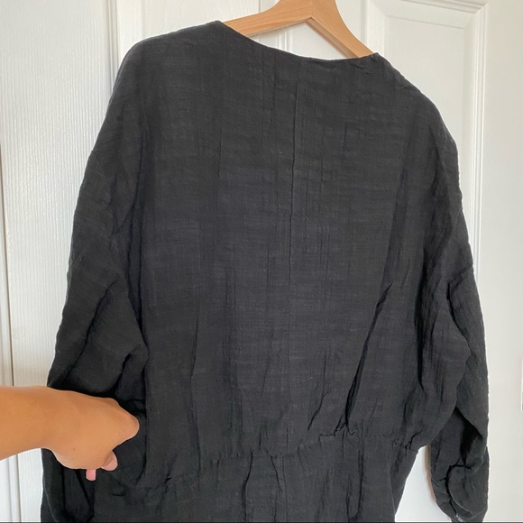 V neck mini black dress H&M - Picture 10 of 12